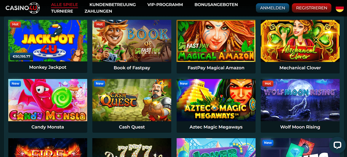 casino4u speile